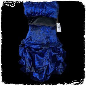 Ruby Rox Gathered Bodice Cocktail Dress 3 NWT